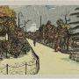Kinshi Park 3/1/1932 by Henmi Takashi Japanese 1895-1944; woodcut on paper. (c) Carnegie Museum of Art, Pittsburgh. Bequest of Dr. James B. Austin, 89.28.189.12