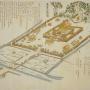 A Meiji Period drawing proposing renovations to Izumo Shrine. Image by the National Archives of Japan, uploaded by AMorozov [Public Domain], via Wikimedia Commons