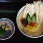 Traditional Japanese meal noodles and picked vegetables. Photo by JL, (c) ASC