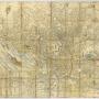 Edo c 1680. A map, dated 1680, of the capital city of Edo, later known as T&amp;#333;ky&amp;#333;.