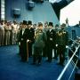 Japanese delegation boards USS Missouri for formal national surrender. Image by Army Signal Corps, uploaded by Raul654 [Public domain], via Wikimedia Commons