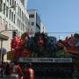Employees of local business pull a giant lantern float in the Aomori Nebuta Festival. Photo by JL, (c) ASC