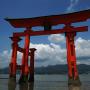 The torii gate at Itsukushima Shrine Miyajima Hiroshima prefecture. Photo by JL, (c) ASC