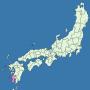 Map of Japan highlighting Satsuma Han. Image by Hyakuraku Usagi [CC-BY-SA-3.0], via Wikimedia Commons