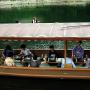 Enjoying a meal during a river cruise in Arashiyama Kyoto. Photo by JL, (c) ASC