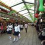 High school students walk home via a roofed shopping street. Photo by JL, (c) ASC