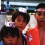 Three young boys prepare for a parade Tokyo. Photo (c) KV, all rights reserved